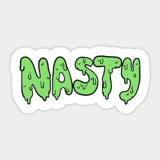 Nasty Green Goo Sticker